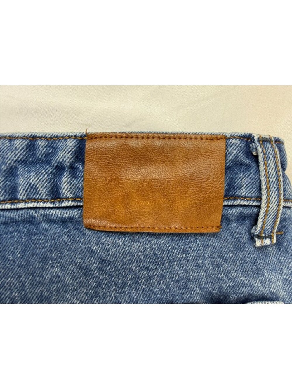 WE THE FREE Wide Leg Crop Jeans Sz 29 Baggy Button Fly Boho - Picture 6 of 10